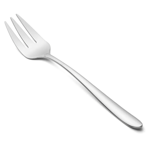 Serving Fork Table Fork - Monoblock of one piece Stainless Steel 10" Silver Color
