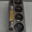 Syrup Dispenser Bottles Set,4 pcs 7oz Glass Coffee Syrup Bottle,Coffee Bar Accessories with Metal Pour Spout Ideal and labels for Coffee Syrups,Coffee bar