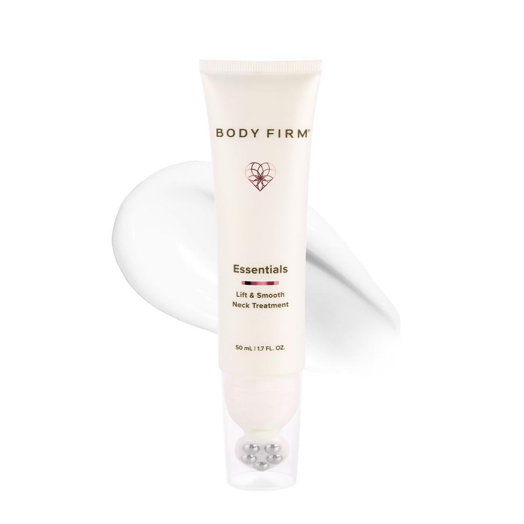 BODY FIRM Crepe Erase Lift & Smooth Neck Serum, Firming Neck Cream & Anti Aging Serum With TruFirm Technology, Peptides, Caffeine & Vitamin B3, Skin Care For Women, Roller Ball Applicator, 1.7 FL Oz BODY FIRM Crepe Erase Lift & Smooth Neck Serum, Firming Neck Cream & Anti Aging Serum With TruFirm Technology, Peptides, Caffeine & Vitamin B3, Skin Care For Women, Roller Ball Applicator, 1.7 FL Oz