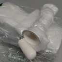 LHS Manual Meat Grinder with Stainless Steel Blades Heavy Duty Powerful Suction Base for Home Use Fast and Effortless for All Meats-White