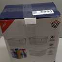 ClearSpace Clear Plastic Storage Bins  Pantry Organizers & Storage Containers, Cabinet Organizer - Home Organization Must Haves for Kitchen, Laundry Room, Office, Closet, Garage & Freezer (4 Pack)