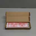 Honoson 6 Pcs Heart Glitter Flameless Taper Candles 10.6 Inch Valentines Day Candles Battery Operated LED Candlesticks for Valenties Wedding Bridal Birthday Baby Shower Party Dinner Table Home Decor