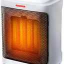 Pro Breeze Space Heater – 1500W Portable Electric Heater for Indoor Use, Ceramic Heater with Adjustable Thermostat, Small Heater for Home, Bedroom, Office, Garage with 3 Operating Modes - White