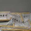 Sakugi Clothes Rack - Clothing Rack with Storage Mesh Shelf & Casters, Heavy-Duty Metal Clothing Rack for Hanging Clothes, Dresses, Coats, Large Load Capacity, Easy Assembly, Gold, 28.0"x16.9"x59.0"