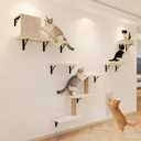 Cat Wall Shelves, 10 PCS Cat Wall Furniture System for Large Cats