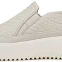 Vionic Women's Kearny Sneaker, Cream Leather, 9