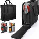 Eccliy Carrying Bag Compatible with Ninja Slushie Machine Fs301 & Fs300, Portable Outdoor Frozen Drink Maker Travel Bag Case Side Opening Thickly Padded for Protection Slushie Machine Accessories