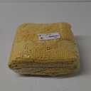 Smiry Luxury Chenille Bathroom Rugs 47x20, Extra Soft and Absorbent Shaggy Bath Mat, Machine Washable, Non-Slip Plush Carpet Runner for Tub, Shower, and Floor, Home Decor Accessories, Yellow