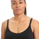 Icebreaker Merino Women's Merino Queens Clasp Bra (Large, Black)
