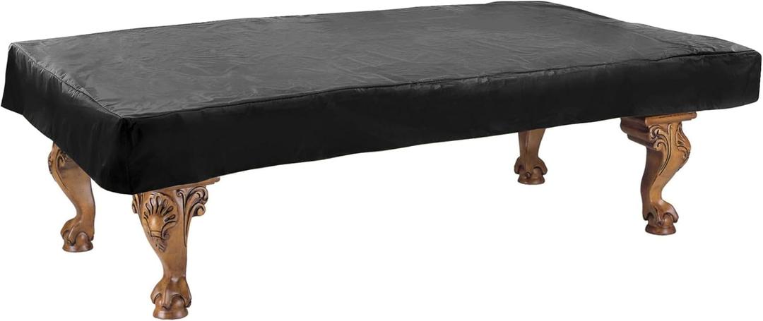 Covermates Classic 8FT Billiard Pool Table Cover AllWeather Table Protector with Mesh Air Vents, Durable Vinyl Exterior & Soft Lining for Indoor/Outdoor Use, 8FT - (100" L x 56" W x 8" D), Black