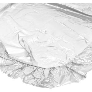 Kwik-Cover 3096PK-W 30'' X 96'' Kwik-Cover - White Fitted Table Cover (1 full case of 50)
