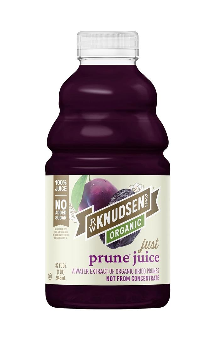 R.W. Knudsen Organic Just Prune Juice, 32 fl oz (Pack of 1) (EXP 03/05/27)