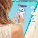 Large Waterproof Phone Pouch Universal Phone Waterproof Case for iPhone 15 14 13 12 11 Pro Max Galaxy S22 S21 IPX8 Water Proof Dry Bag with Wide Lanyard Waterproof Pouch for Swimming Rafting