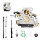 CHRYSM C1T-EL41 Carburetor 506450501 for Husqvarna 435 440 435E 440E Chainsaw Carb Jonsared CS410 CS2240 CS2240S CS410 Replaces Zama C1T-EL41A Carb Kit