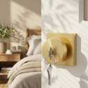Haidms Gold Entry Door Knobs with Lock and Key, Keyed Different (5 Pack)