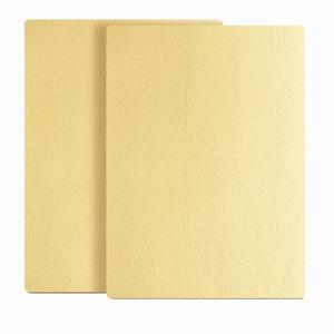 ILOFRI Leather Repair Patch 8x11 inch 2 Pcs, Durable Self Adhesive Vinyl and Leather Repair Kit for Couch, Car Seats, Boat Seat, Furniture, Upholstery, Auto Interior, Sofa, Chair - Khaki