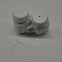 Mason Craft & More Red Mason Jar Salt & Pepper Shaker Set White