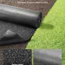 VEVOR Rubber Mulch Mat Roll, 2 Rolls 96 x 24 in Recycled Rubber Mulch Mat, 0.5 Thick Cuttable, Reduced Weed Growth, Natural-Looking Weed Barrier Mat, Permanent Walkway Pathway for Landscaping 