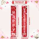 KatchOn, Happy Valentines Day Banner - XtraLarge, 72x12 Inch | Valentine Door Banner for Happy Valentines Day Decorations Outdoor | Valentine Banner for Outdoor Valentines Decorations