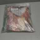 Zeagoo 3/4 Length Sleeve Womens Tops Round Neck Casual Summer Tunic Tops Basic Tees Blouses Dressy T-Shirts Pleated Shirts (X-Large, Mz810)