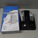 Game Organizer Station for Wii Remote Charger, Charging Dock Station for Controller, Wii Stand with 2 Pcs Rechargeable Battery for Wii Console Nunchuk Game Accessories Kit Storage (Black)