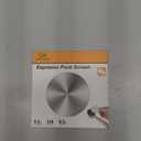 3 Pack Espresso Puck Screen for Breville Espresso Machine Ninja Cafe Luxe, 316 Stainless Steel 0.2mm Ultra-Thin Portafilter Filter Screen, 53.3mm