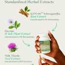 2 x Ashwagandha Supplements for Women & Men - KSM-66 with Bacopa & Milk Thistle, 60 Vegan Capsules - Stress Relief, Mood, Cortisol Support, Extra Strength Ashwagandha Capsules