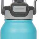 Healthy Human FLIP N SIP Lid | Leak-Proof Water Bottles Lid | Dishwasher Safe & Durable Bottle Caps with Snap Metal Clip & Wide Mouth for All Healthy Human Bottles