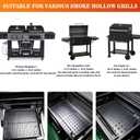 Hisencn Stretchable Charcoal Tray 15-28 inches for 47183T-21 PS9900, Black High-Temperature Coating Charcoal Basket for HC4518L PS9500 8500 6800 6500 SH19030119 SH19030219 SH9916 Replacement Parts