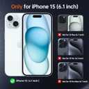 SEXYMOM Magnetic for iPhone 15 Case - Wireless Charging Compatible,Military Drop Tested Cover,Cute Floral Design for Women and Girls,Slim Fit Translucent Matte Phone Case - Little Butterfly