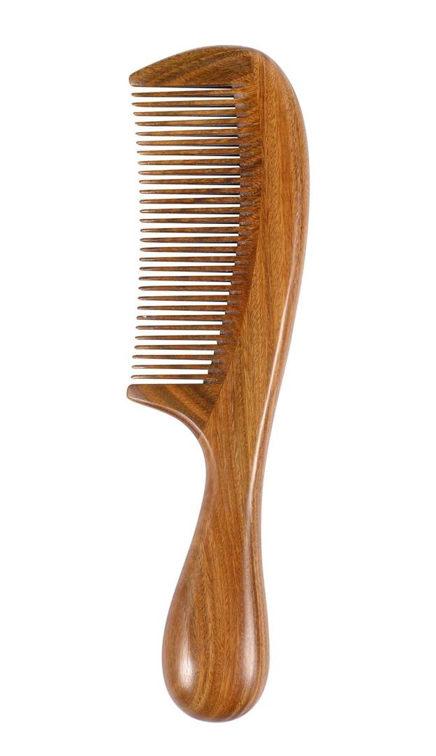 Louise Maelys Wood Hair Comb Fine Tooth Anti-static Hair Combs for Thick Hair