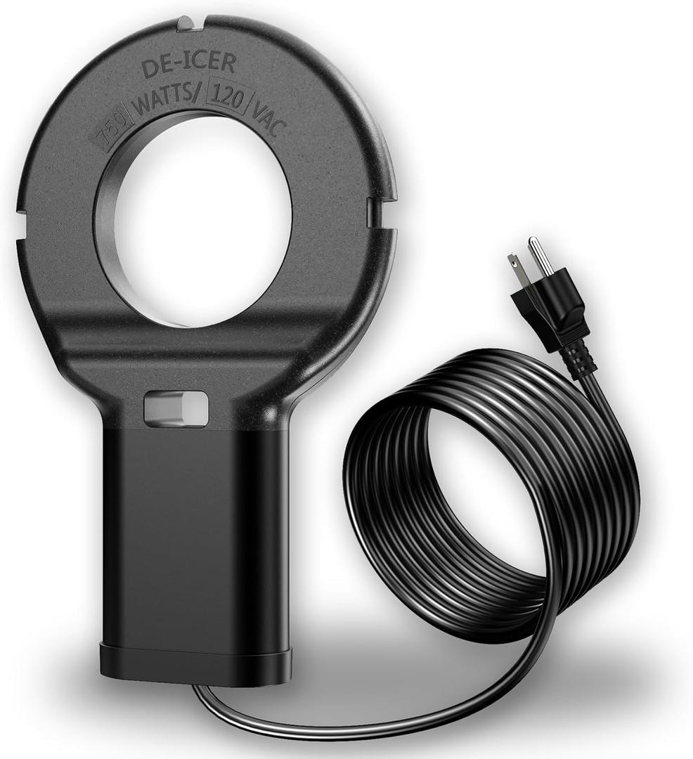 750W Utility De-Icer Submergible Cast Aluminum Chicken Water Heater for Livestock Tank Heater Winter Bird Bath HeaterPower Cord 9.8 Ft