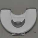 Orzbow Foldable Travel Potty Training Seat, Toddler Toilet Seat Attachment for Adult Toilets, Portable Potty with Suction Cups, Adjustable Length, Splash Guard, Non-Slip Base, Easy to Clean, White