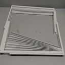 Forestchill Window Air Conditioner Side Panel with Frame, Fit Most 15,000 BTU Units, Room AC Accordion Filler Curtain Kit Replacement, Include Window AC Side Panels & Frames