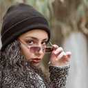 Rosoz Unisex Beanie Winter Knitted Skull Cuffed Soft Warm Hat for Men/Women Slouchy Ski Watch Cap (Black)