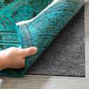 9x12 FT Non Slip Rug Pad Waterproof Cushioned Felt Rug Pad for Hardwood Floors 1/8” Thick Soft Carpet Pad with Natural Rubber Backing, Secure Grip & Floors Protection
