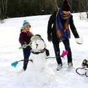 3 Pairs Magic Gloves Men Women Black Warm Winter Knit Gloves for Kids Teens Adults Cold Weather Gloves Boys Girls (Small)