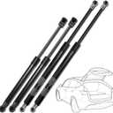 YHTAUTO Set of 4 Rear Window Glass and Tailgate Lift Support Compatible with 2010-2013 Toyota Highlander 2010-2013(Base, Limited, Hybrid Limited, SPOR, SE, Plus) with Power Liftgate Gas Spring Struts