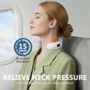 Neck Massager with Heat, Portable Heated Neck and Shoulder Massager
