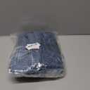 decorUhome Chenille Throw Pillow Covers 20x20 Set of 2, Thick Textured Slubby Neutral Decorative Pillow Covers with Elegant Design for Couch, Sofa, Living Room, Navy Blue