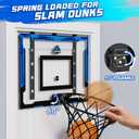 24" x 16" Indoor Large Basketball Hoop Toy - Upgraded Adjustable Height Basketball Hoop Over The Door with Complete Accessories, Basketball Toys Christmas Birthday Gifts for Kids & Adults
