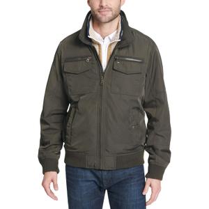 Tommy Hilfigier Men's Water Resistant Performance Bomber Jacket (Standard and Big & Tall), X-Large