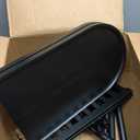 Black Entryway Table for Hallway Bamboo, 39.4"L x 11.8"W x 29.7"H