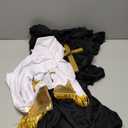 Morph Priest Costume Men Exorcist Outfit Adult Priest Costume With Collar Plus Accessories For Halloween Party (Large)