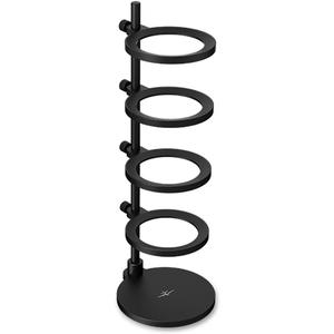 MHW-3BOMBER Magnetic Portafilter Basket Storage Stand, Espresso Filter Basket Holder Rack for 51/53/54/58mm Coffee Filter, Removable Espresso Display Bracket SR6106-OS