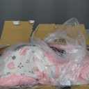 Portable Baby Swing for Infants, Compact & Foldable Infant Swing with 5-Speed Swing,Music, Timer, Cushioned Seat, Battery Operated, 0-9 Months 6-20 lbs,SG2402 (Pink)