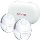 Momcozy Double Breast PumpCompact, Quiet & Hands-FreeAsh