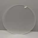 1 Pieces 1/4" Round Plexiglass Sheet, 17 Inch Diameter Clear Acrylic Circle, Round Cake Disk Acrylic Sheet, Plexiglass Table Top, Acrylic Backdrop
