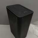 TIPGO Bathroom Trash Can with Lid, 10 Liter/ 2.6 Gallon Slim Garbage Can, Small Trash Bin Waste Basket with Pop-Up Lid for Kitchen, Bedroom, Living Room, Office (Black)