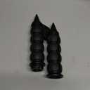Black 1" Motorcycle Handlebar Hand Grips w/Throttle Compatible with Sportster 883 Street Bike Dirt Bike Cruiser and Chopper